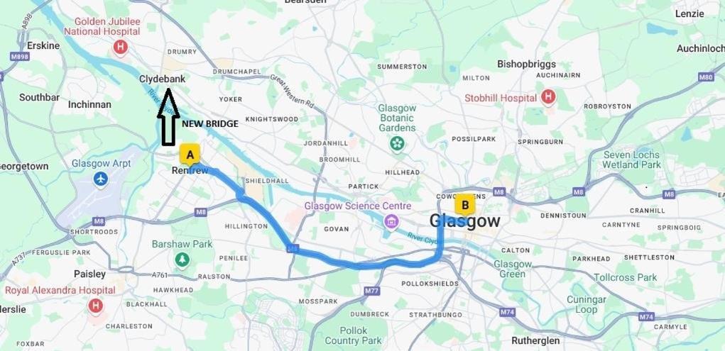 Glasgow Apartment Close To The Airport Ренфру Экстерьер фото